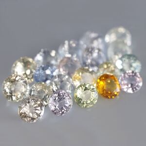 ★可愛い★天然サファイアルース5ct★まとめ売り★1円〜スタート★ラウンドカット★