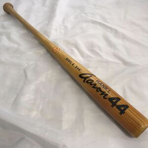 ハンクアーロン　バット　軟式　野球　ベースボール　木製バット 限定品 ヴィンテージ 希少品　レア