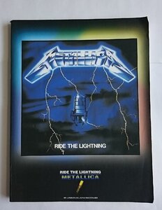 [W4141]「METALLICA / RIDE THE LIGHTNING」メタリカ ライド・ザ・ライトニング バンドスコア 2006年5月20日第4刷 中古