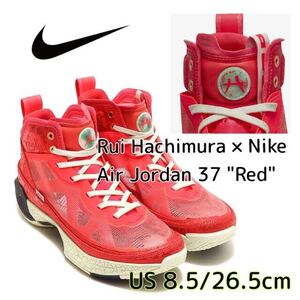 Rui Hachimura × Nike Air Jordan 37 Red 八村塁 × ナイキ エアジョーダン37 レッド(DX1691-600)赤26.5cm箱あり