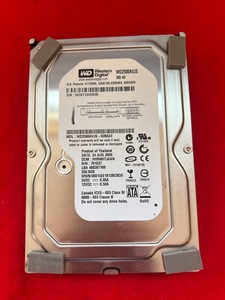 動作保証　ハードディスク Western Digital WD2500AVJS-63B6A0 250GB（レコーダー BD-HDW22から外し）　(aa15) 