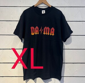 極少 超限定 即発送 DAMA SURFBOARDS ROCK TEES BLACK XL ダマ サーフボード ロック ティー ブラック 黒 半袖 Tシャツ ロゴ メンズ