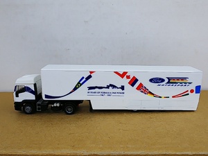 ■ ALBEDO 220032 1/87 Iveco F1 Transporter - Ford Motorsport イベコ セミトレーラー ミニカー