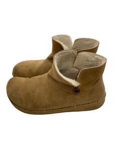 BIRKENSTOCK◆ブーツ/28cm/ベージュ/スウェード/ソール減り有