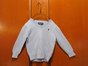 Polo by Ralph LaurenキッズVネックコットンセーターsize 2T●230107r3-k-swr古着子供服トップスニットラルフローレン