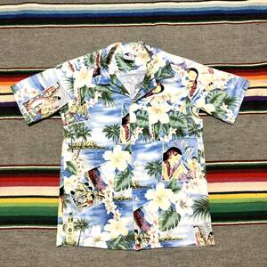 Nui Nalu KIDS Hawaiian Shirt 検索:古着 アロハシャツ コットンアロハ Made in HAWAII