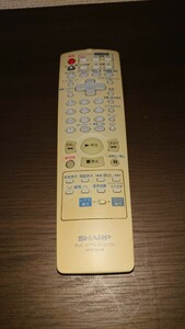 SHARP テレビ ビデオ DVD CD プレーヤー デッキ リモコン GA157WJSB シャープ 