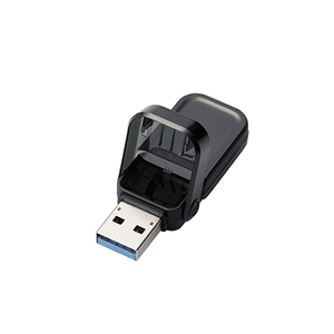 まとめ得 エレコム USBメモリー/USB3.1(Gen1)対応/フリップキャップ式/128GB/ブラック MF-FCU3128GBK x [2個] /l