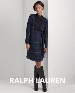 新品　RALPH LAUREN ラルフローレン　チェック　ワンピース　ドレス　4