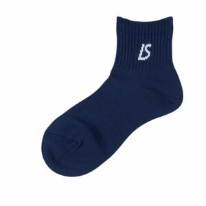 【25-27cm】即決！LUZ e SOMBRA PLAY SHORT SOCKS(ネイビー) 新品未開封品 2024SS ソックス ルースイソンブラ 靴下 カジュアル