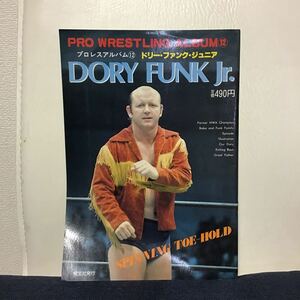 プロレスアルバム NO.12 ドリーファンクジュニア DORY FUNK 昭和56年7月1日発行 恒文社 ジャンボポスター付 PRO WRESTLING ALBUM NO.12 ①H