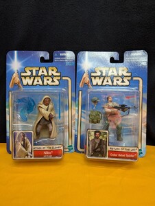 値下げ！出品！STAR WARS スターウォーズ ウォーズ！ ベーシックフィギュア！２個まとめて！新品、未開封！