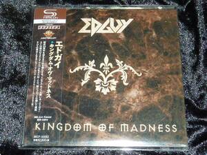 Edguy / Kingdom of Madness = SHM-CD(未開封,紙ジャケット仕様,エドガイ,micp-30082,パワーメタル,power metal)