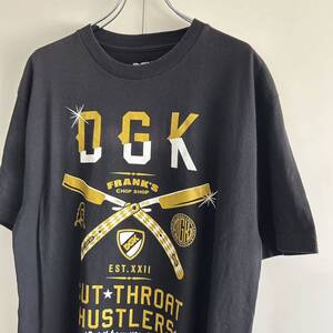 DGK ディージーケー ダーティゲットーキッズ プリントTシャツ L sk8 ストリート 大きめ