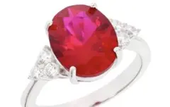 シンセティックリング Rubyring 13号4ct【2025節分まちSALE】