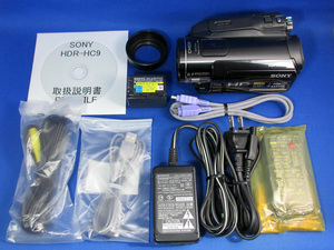 安心30日保証 SONY HDR-HC9 完全整備品 極美品 フルセット+純正HDMIケーブルなど無料サービス HDVハイビジョン最終モデル y08