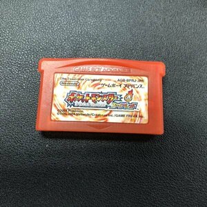 GBA ポケットモンスター ファイアレッド ゲームボーイアドバンス 動作確認済み Nintendo ニンテンドー Q136