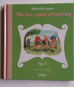 【北欧雑貨スウェーデン】ヴィンテージ◆古本・2010年出版・スウェーデン語・子ども絵本《３匹のこぶた》