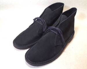 【即決価格落札で送料無料】4655■CLARKS/クラークス/オリジナルズ■使用極少/プレーントゥ/デザートブーツ/クレープソール/25.5cm■