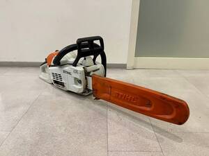 旭川発☆最落なし！チェーンソー！STIHL！型式：MS201！圧縮OK！ソーカバー付属！現状！売切！（6）