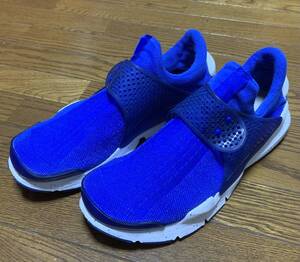 NIKE! ナイキ! SOCK DART! ソックダート! ブルー! 833124-401! US 9! 27cm