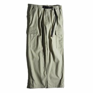 B8136f34　■GRAMICCI グラミチ■　新品 BACK SATIN CARGO PANTS バックサテン カーゴパンツ ベージュ L / GUP-21F017 シーズンレス