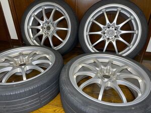 RAYS CE28 訳アリ 18インチ 8.0j+33 PCD114.3 当時物 センターキャップ 225/40R18 鍛造ホイール レイズ ホンダ FORGED HONDA CIVIC FD1