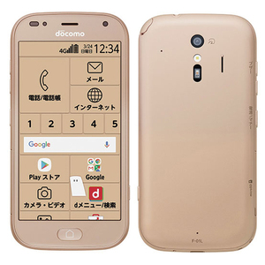 富士通 らくらくスマートフォン me FCNT F-01L 32GB かんたん あんしん アウトレット 特典付 docomo版 SIMロック解除済 f01gd-a19y5