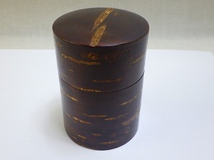 ★桜皮細工 茶筒 ② 和の美を愛でる美しい茶筒★ G260 角館 Beautiful cherry bark tea caddy