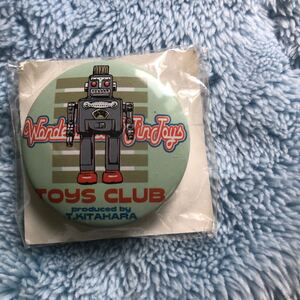 トイズクラブ　缶バッジマグネット　レトロ　TOYS CLUB KITAHARA 北原照久　北原コレクション ロボット　オンワード樫山　鑑定団