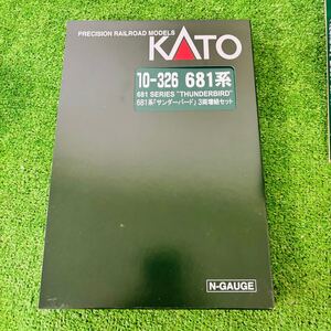 511 KATO Nゲージ 鉄道模型 サンダーバード10-326 681系 未使用品 送:80