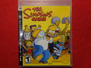 ★即決★起動画像有★　The Simpsons Game シンプソン ゲーム　海外版　PS3　ソフト　ク198　Overseas edition