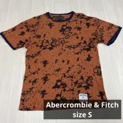 Abercrombie & Fitch Tシャツ S リンガーT 90s 総柄