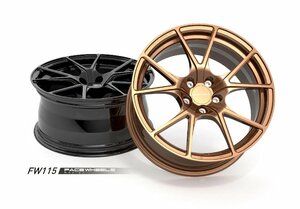 【鍛造】FACE WHEELS　FW115　FORGED 1PCホイール19インチ9.5/10.0/10.5/11.0J