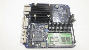 Apple Mac mini A1176　マザーボード 820-1900-A　CPU Intel Core Duo T2300 SL8VR/メモリ　512MB＊２枚　計1GB載せ　中古ジャンク品