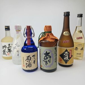 未開栓 麦焼酎 6本セット 500～720ml 博多の華 壱岐 もちむぎ焼酎あらき A241219-1-A