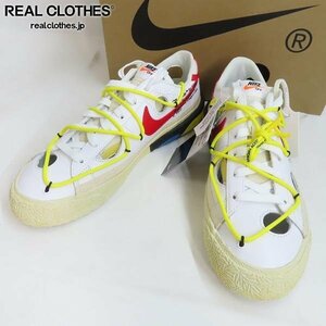 【未使用】 NIKE×OFF-WHITE/ナイキ×オフホワイト BLAZER LOW 