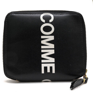 COMME des GARCONS コムデギャルソン 財布 SA2100HL CDG Wallet Huge Logo 牛革 カーフ ユニセックス ラウンドジップ ラウンドファスナー