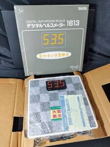 ★未開封 TANITA タニタ デジタル ヘルスメーター 体重計 1613 デッドストック 未使用 見やすい大型表示 BMI 