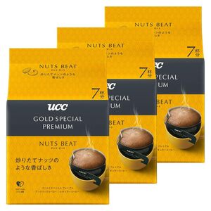 UCC GOLD SPECIAL PREMIUM ドリップコーヒー ナッツビート 21杯分（7杯×3個)【アイスコーヒー】【焙煎】