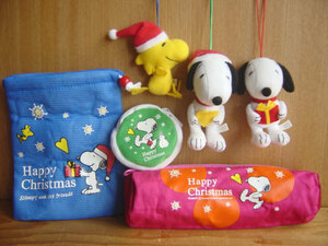 ♯Exj09BUスヌーピークリスマスコレクション全6種KOROKOROSNOOPY♂システムサービス♀200円〓004674_c