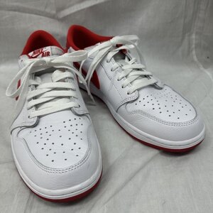 ナイキ CZ0790-161 AIR JORDAN 1 RETRO LOW OG White and University Red エアジョーダン スニーカー 29.5cm