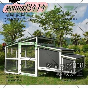 豪華別荘 別荘 丈夫 ペットハウス 犬舎 犬小屋 キャットハウス ハウス おうち 屋外 野外 庭用 通気性 耐磨耗 組立