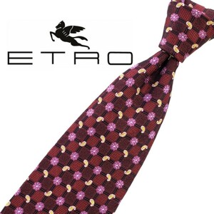 550/ ETRO エトロ 中古 USED ペイズリー柄 花柄 ネクタイ