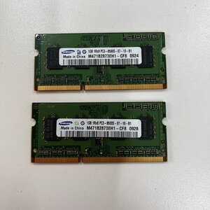 SAMSUNG　M471B2873EH1-CF8 メモリモジュール 1 GB 2枚セット◆ 中古品 ◆ D00079