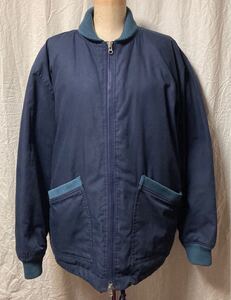 BEAMS ダウンジャケット ファラオジャケット　ダブルジップ ネイビー　Ｌサイズ　 ブルゾン Jacket