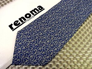 ♪35954C♪良品【ペイズリー 柄】レノマ【renoma】ネクタイ