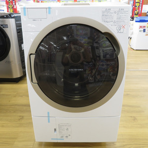 TOSHIBA 東芝 ZABOON ドラム式洗濯乾燥機 12kg 左開き TW-127X7L 2019年式 グランホワイト