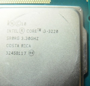 インテル　　プロセッサーi3　3220 lga1155 CPU、