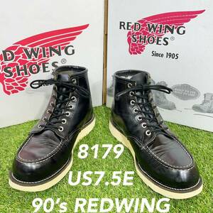 【安心品質0409】廃盤8179レッドウイングＲＥＤＷＩＮＧブーツ7.5送料込アイリッシュセッター USA